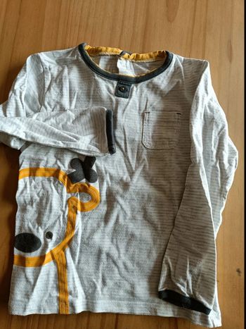 T shirt a manches longues renne