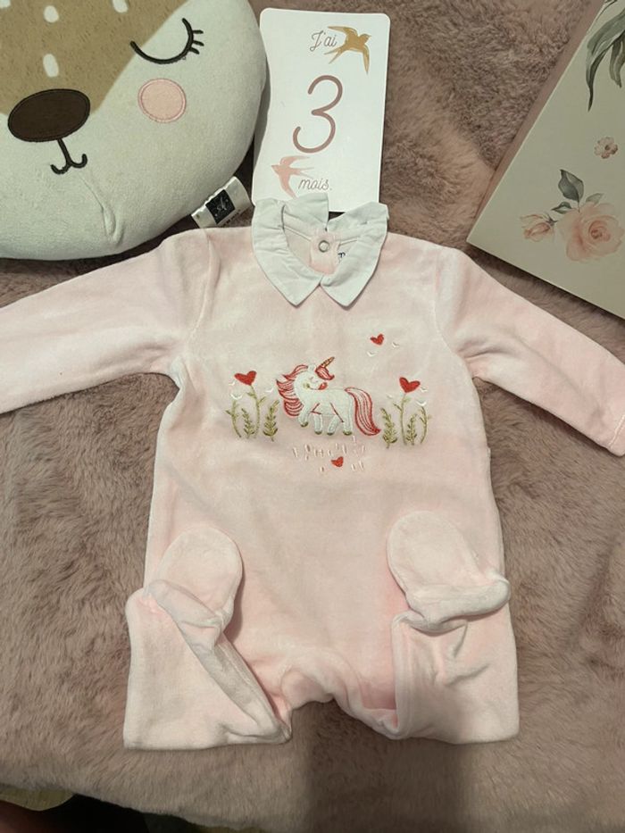 Lot de 4 pyjama velours 3m - photo numéro 4