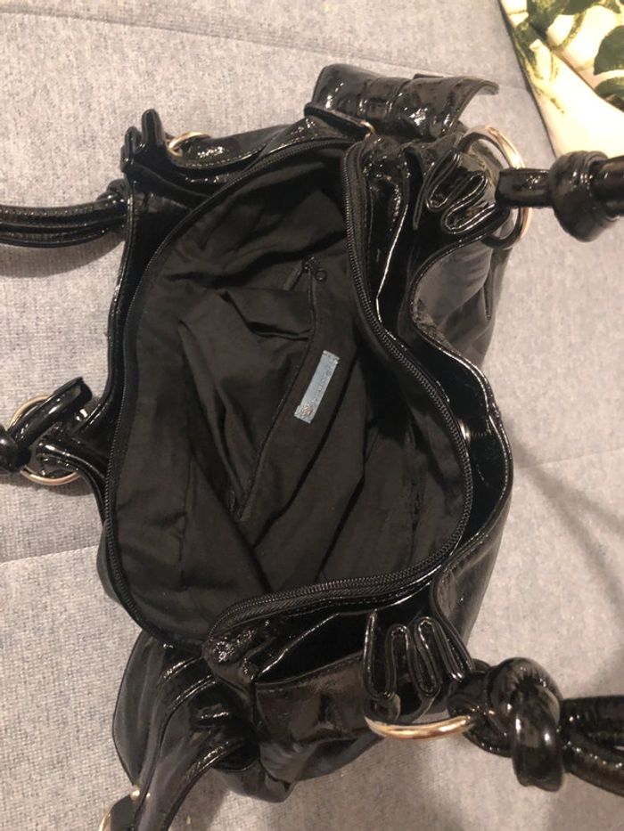 Sac à main femme cuir noir - photo numéro 2