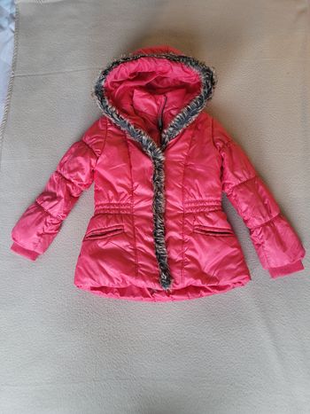 Manteau lisa rose 8 ans