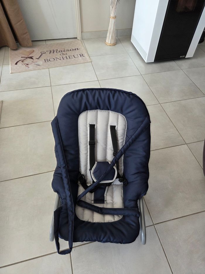 Transat bébé bleu et gris - photo numéro 6