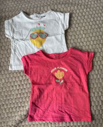 Lots de 2 teeshirt