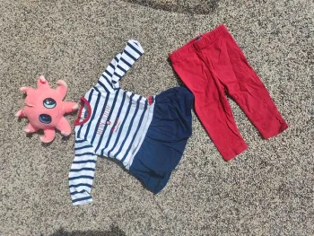 Magnifique ensemble fille Terre de marins 6 mois
