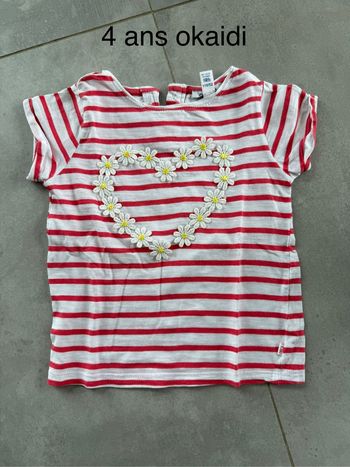 Tee shirt 4 ans okaidi