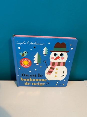 Super livre bébé Neuf où est le bonbonne de neige