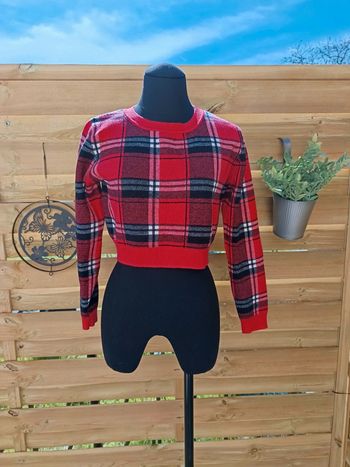 Pull crop top taille M