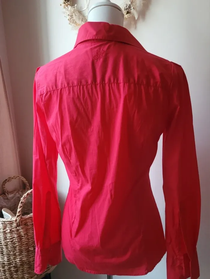 Chemise cintrée rose taille S - photo numéro 4