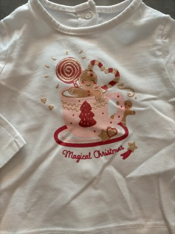 T-shirt ML 3 mois - photo numéro 3