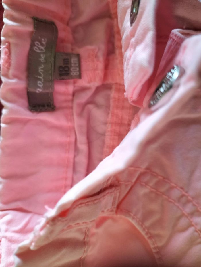 Ensemble tee-shirt manches courtes et short en 18/24mois grain de blé - photo numéro 4