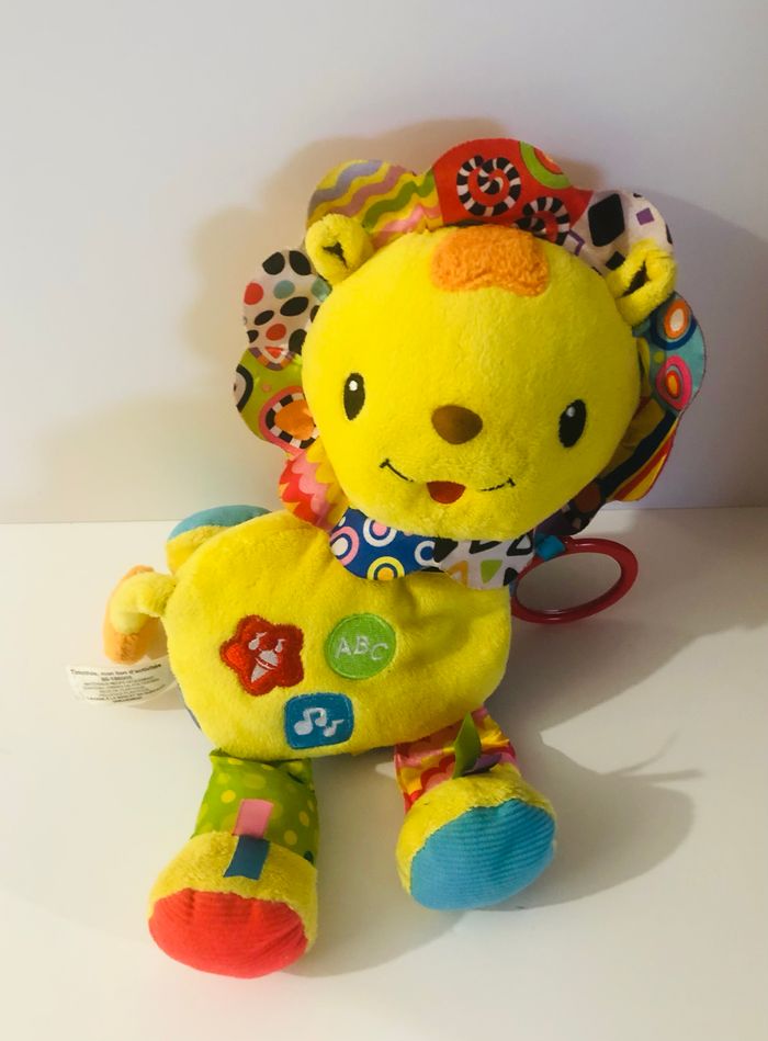 vtech Timothée mon lion d’activités peluche interactive lion hochet musical miroir texture sensorielle lot SOP77 - photo numéro 2