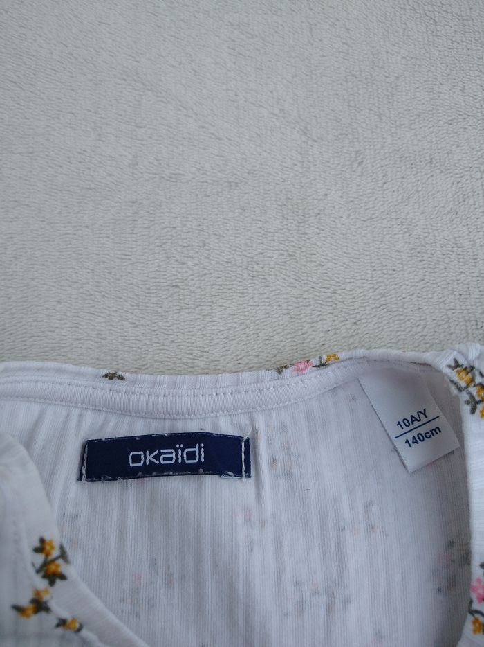 Polo fleuri fille Okaïdi 10 ans - photo numéro 5