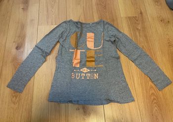 T shirt longue manche gris