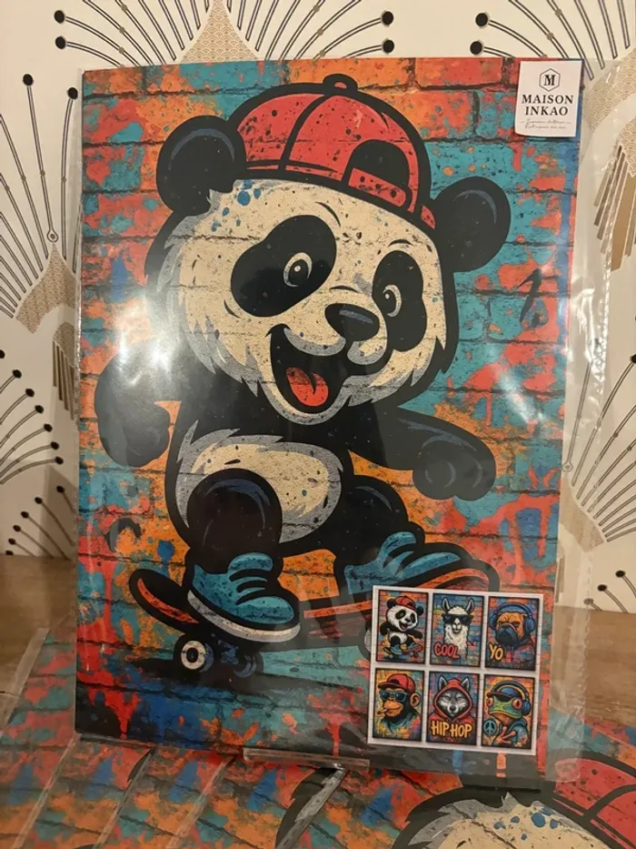 Affiches “Hip Hop Animals” pour chambre enfant