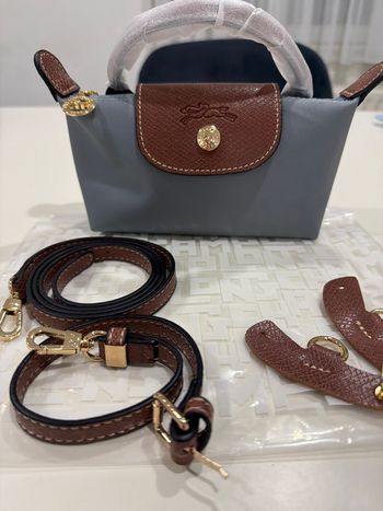 Sac longchamp gris 