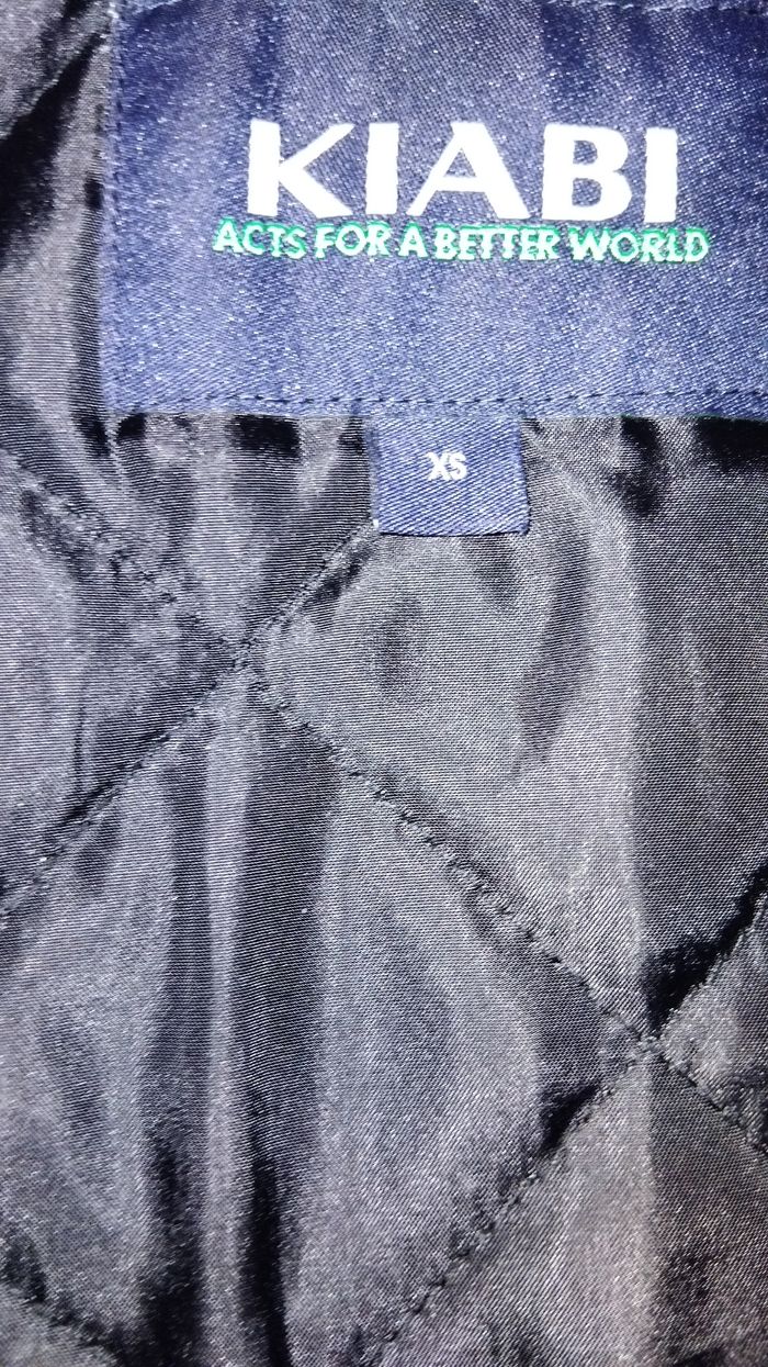 Blouson  vert et ecru - photo numéro 5