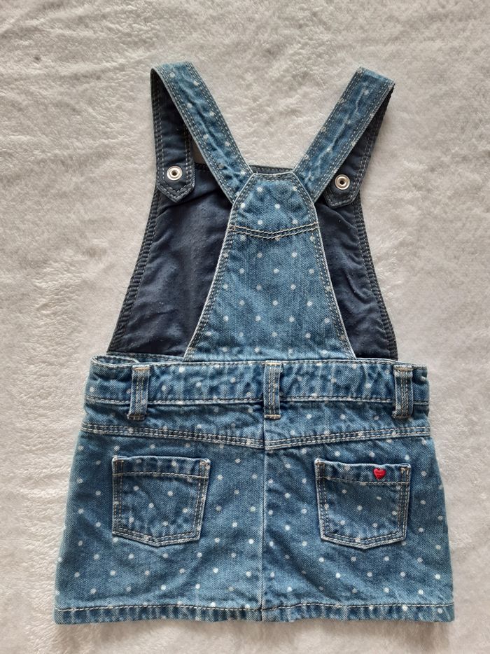 Robe / salopette jean 6 mois fille kiabi - photo numéro 8