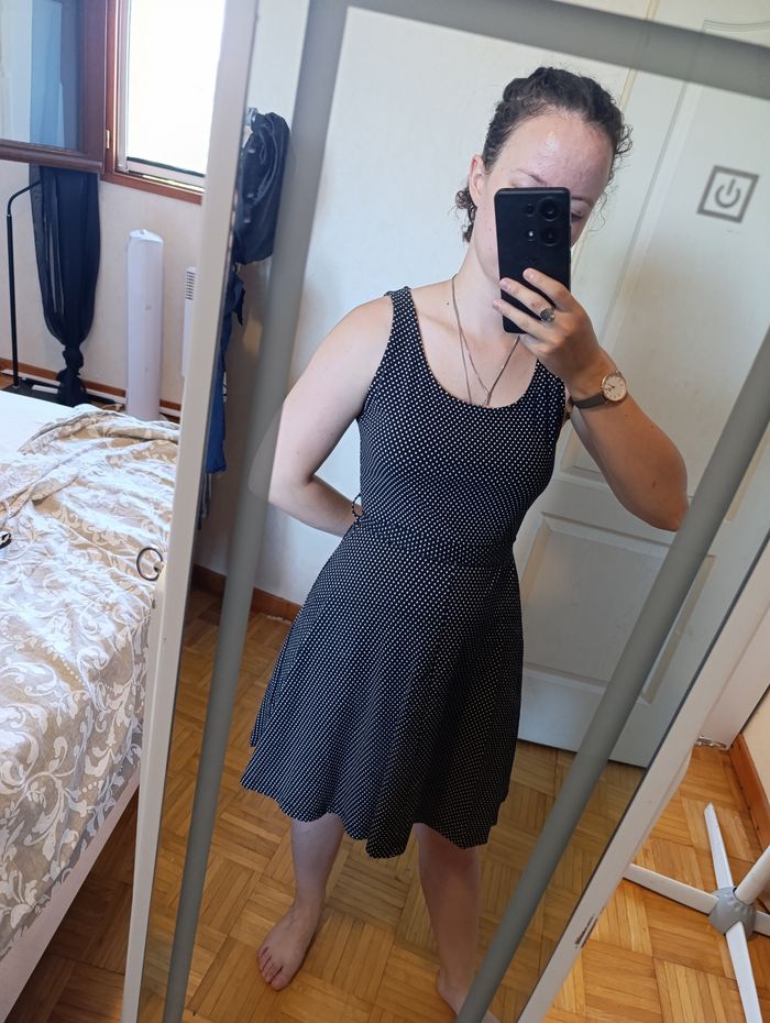 Robe à pois