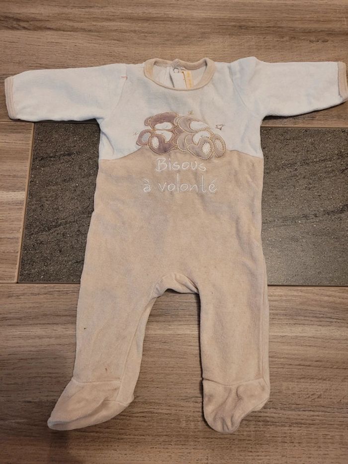 Pyjama 1 pièce- gemo 3 mois