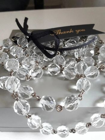 Colliers cristaux naturels vintage