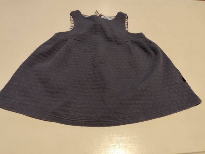 Robe bleu marine bébé fille 12 mois Obaïbi