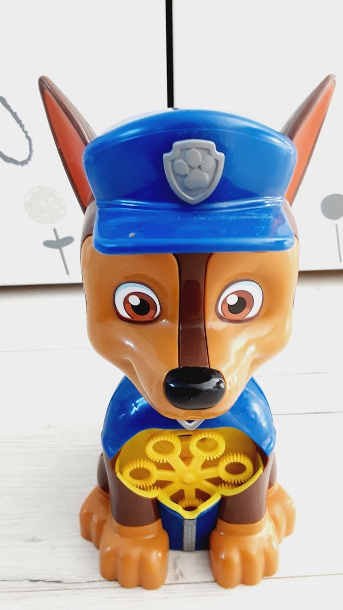 Jeu jouet enfant machine à bulles Pat patrouille Paw patrol Chase - photo numéro 3