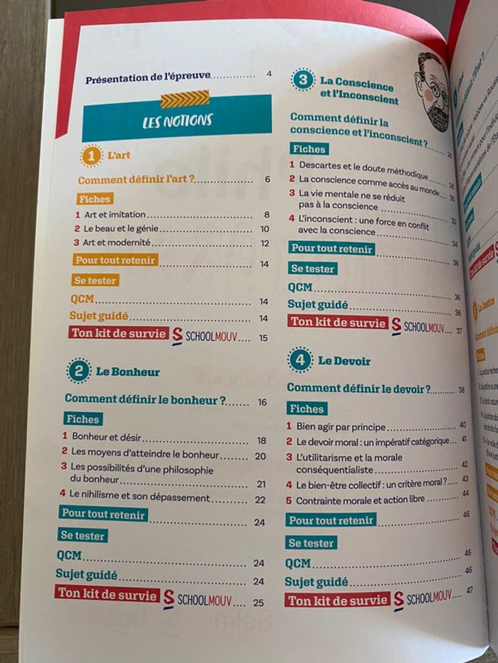 Livre focus bac avec school mouv Philo - photo numéro 3