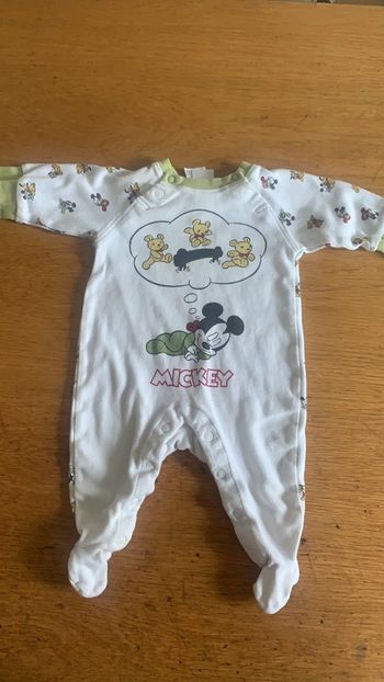 Grenouillère Disney Mickey 3 mois