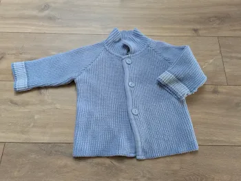 Gilet violet Clayeux vintage T4