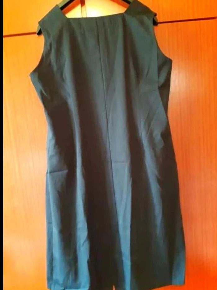 Robe sans manches - Bleu marine - Afibel - 52 - photo numéro 4
