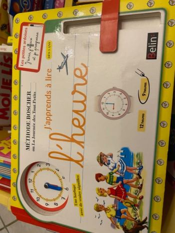 J’apprends à lire l’heure