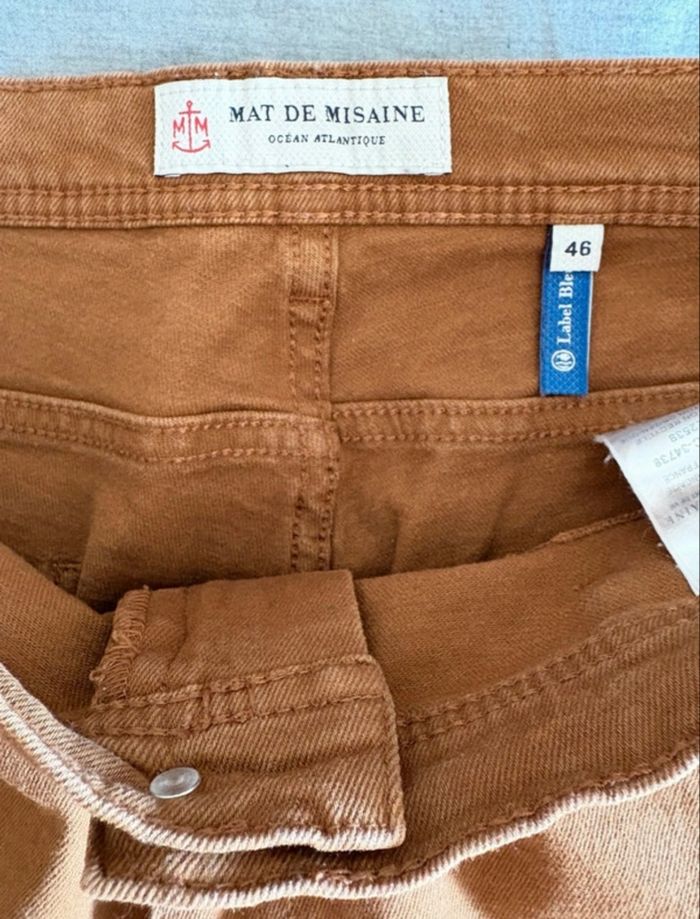 Pantalon Chino/Jean Confort Mat de Misaine T.46 Couleur Caramel Ocre - photo numéro 3