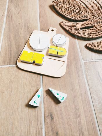 🧀Jeu d'imitation - Dinette Plateau de fromages en bois - 