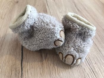 Petits chaussons ourson