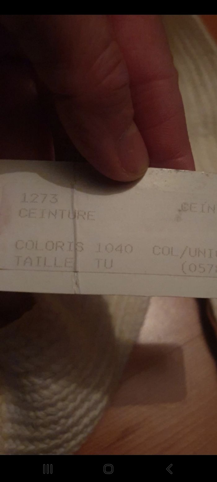 Ceinture  neuve étiquette présente - photo numéro 5