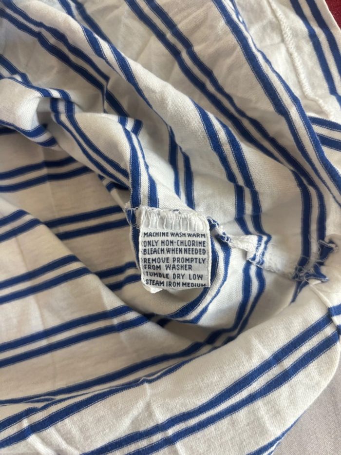 Polo Ralph Lauren taille S à rayures blanche et bleu - photo numéro 8