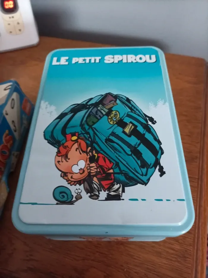 Boite en metal rectangulaire LE PETIT SPIROU