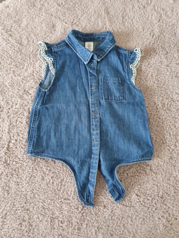Haut en jean Primark 3 ans - photo numéro 3