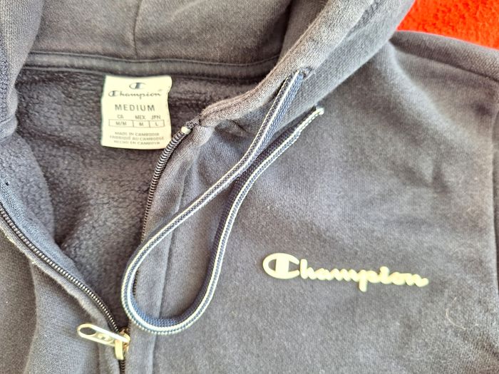 GILET BLEU MARINE CHAMPION - TAILLE M - photo numéro 2