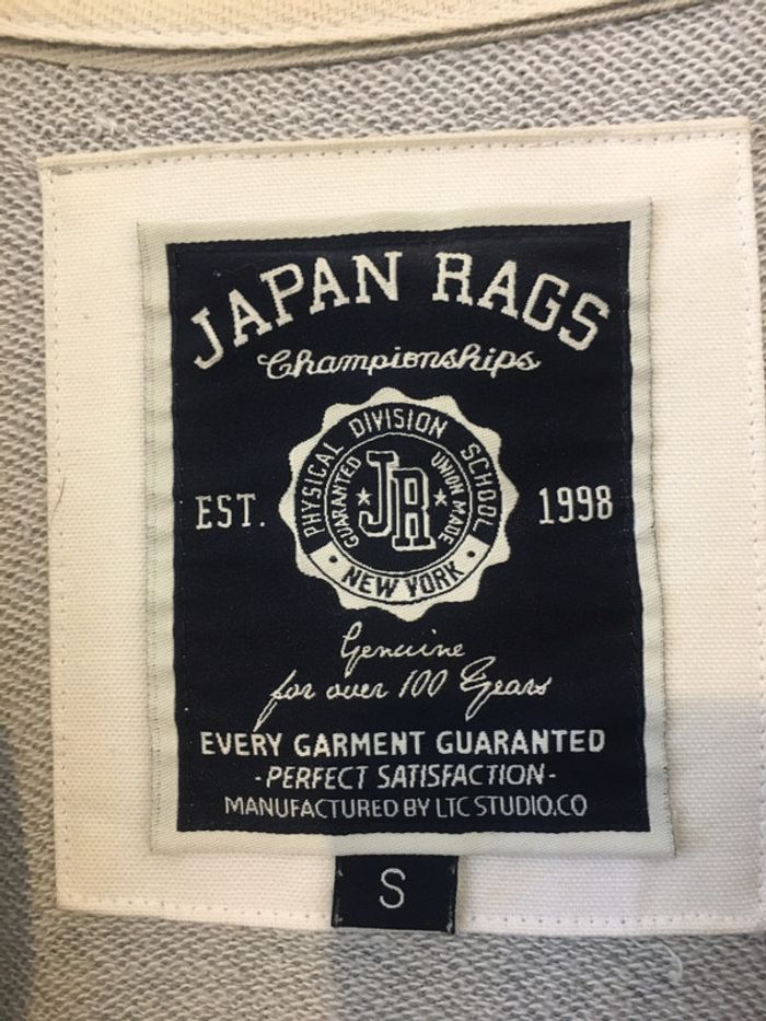 Sweat zipé Japan Rags - photo numéro 3
