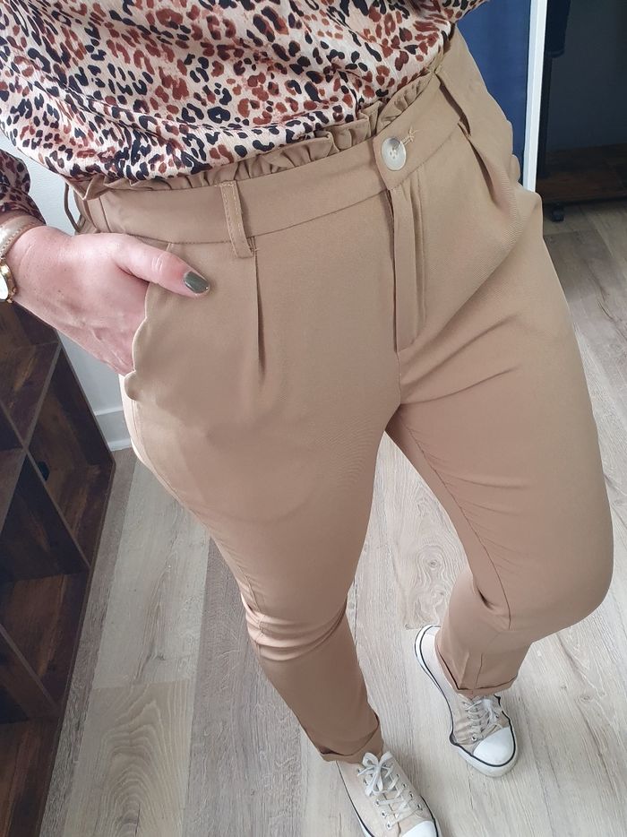 Pantalon fluide Vérone camel Taille XL - photo numéro 4