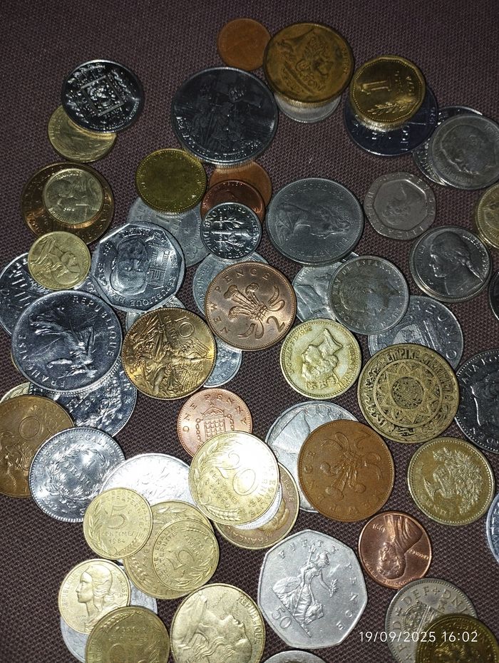 Lot 80 pièces anciennes - photo numéro 2