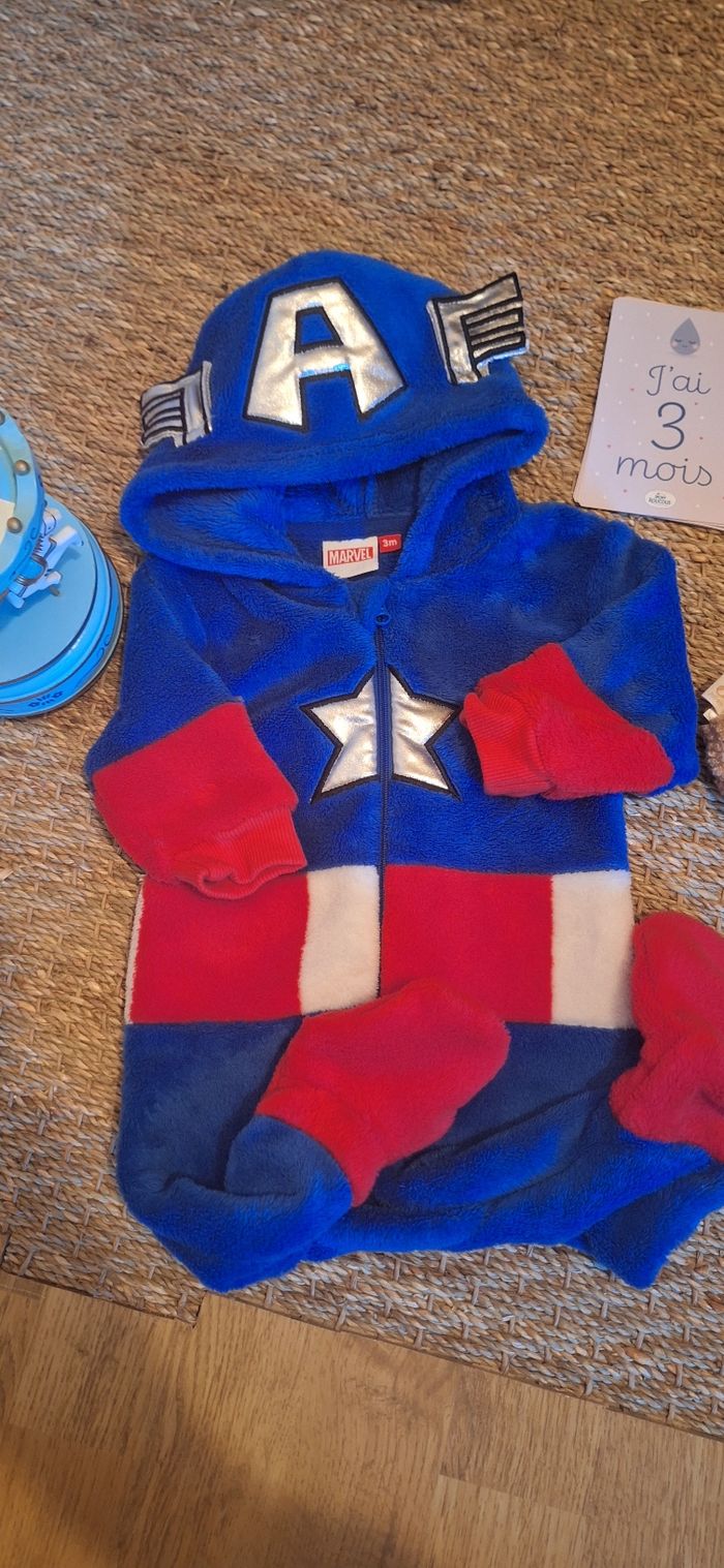 Combi chaude marvel 3 mois bébé - photo numéro 3