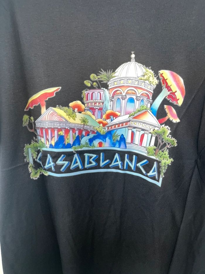 Tee Shirt , Casablanca , Neuf , Noir , Taille L - photo numéro 2