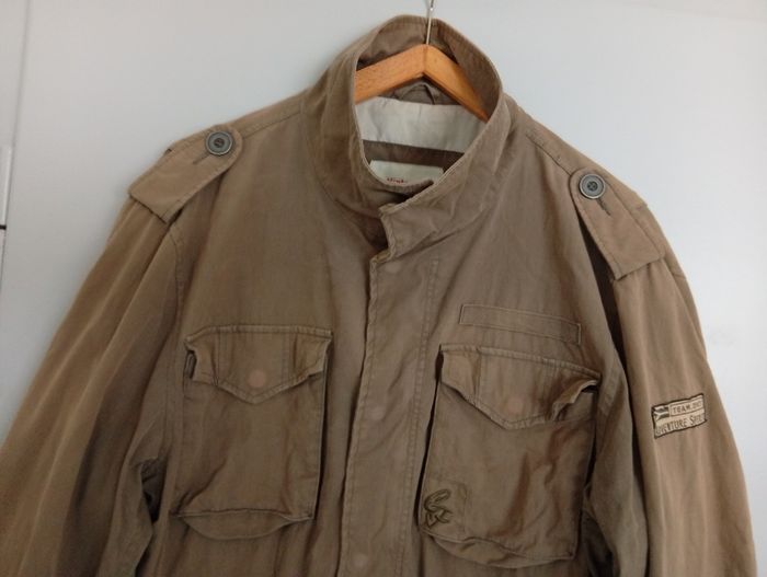 Manteau veste kaki beige M - photo numéro 2