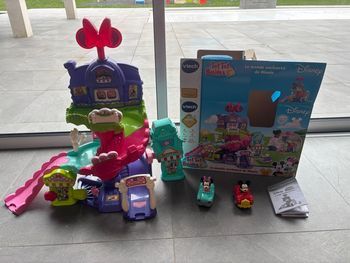 Tech - Tut Tut Bolides Disney, Le Monde Enchanté de Minnie avec voitures de Mickey et Minnie