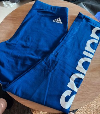 Legging Adidas bleu – Taille S femme