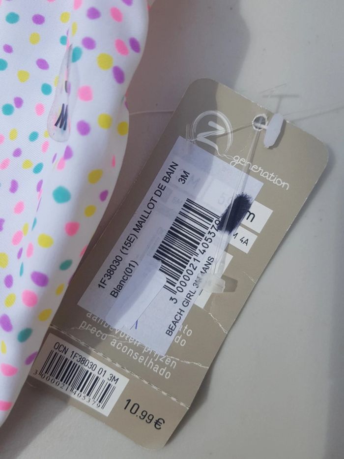 Maillot de Bain Grain de Blé 3 mois Neuf - photo numéro 4