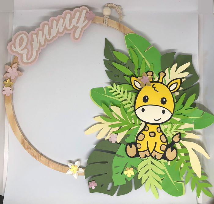 Arceau girafe fait main