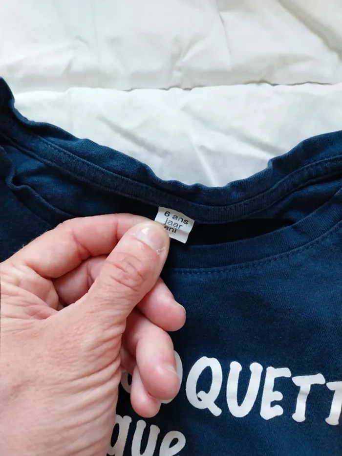 Tee-shirt manche courte fille 6 ans - photo numéro 3