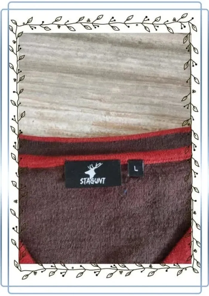 Pull marron Stagunt taille L, très bon état - photo numéro 2